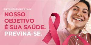 Identidade visual da campanha Outubro Rosa Sabin Sinai 2026
